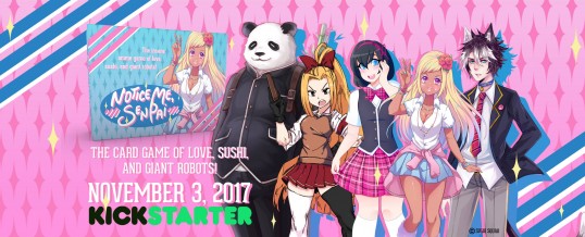 Notice Me, Senpai! Novo jogo de cartas a ganhar financiamento coletivo